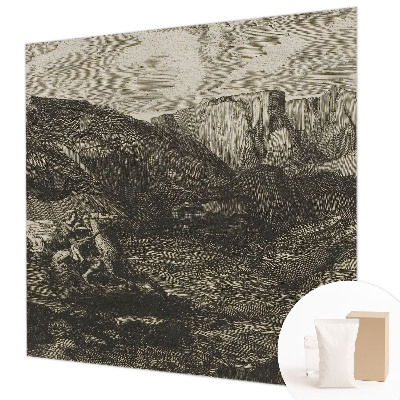 Custom size wall mural Mountain journey
