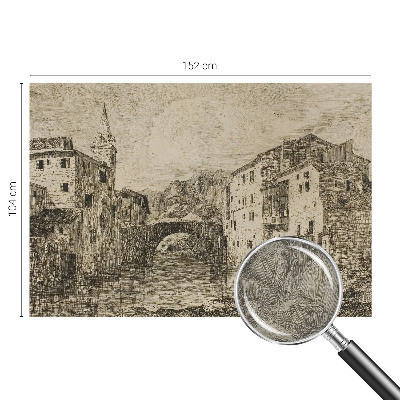 Modern wall mural City panorama