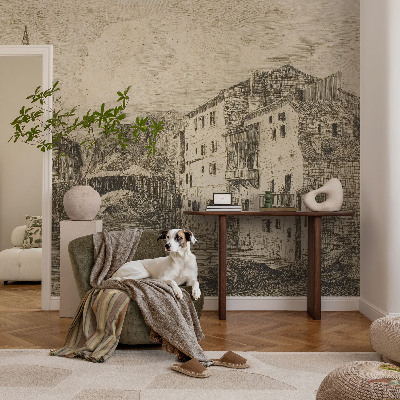 Modern wall mural City panorama
