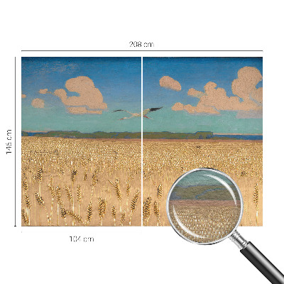 High quality wall mural wallpaper Wheat field