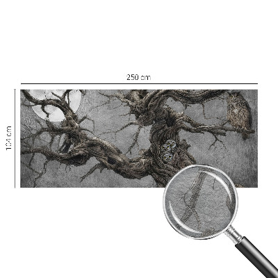 Premium photo wallpaper with a mysterious owl motif