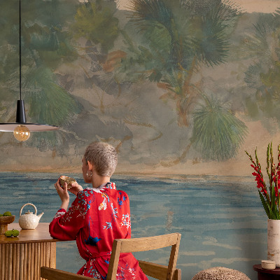 Premium wall mural for bedroom Tropical shore