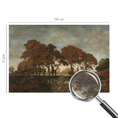 Decorative wall mural for living room Idyllic landscape
