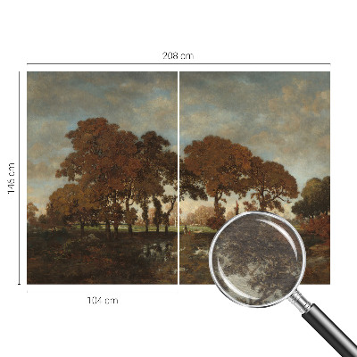 Decorative wall mural for living room Idyllic landscape