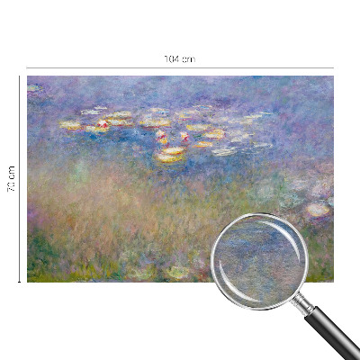 Photo wallpaper with a water lilies design