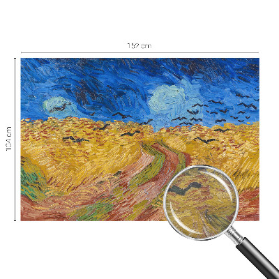 Photo wall mural featuring a field landscape