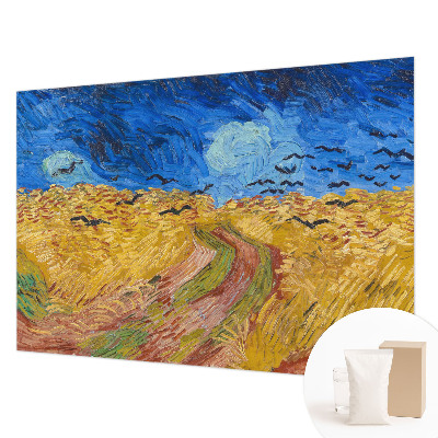 Photo wall mural featuring a field landscape