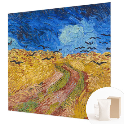 Photo wall mural featuring a field landscape