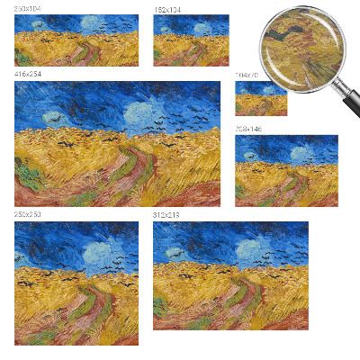 Photo wall mural featuring a field landscape