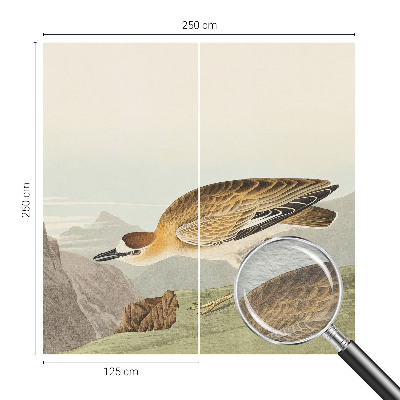 Wallpaper mural for living room Mountain bird