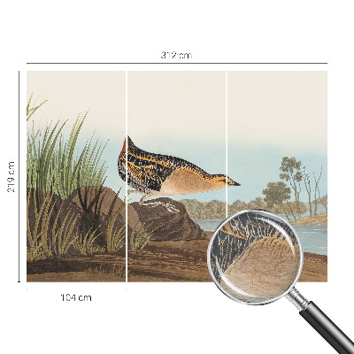 Bedroom wall mural wallpaper featuring a natural scene
