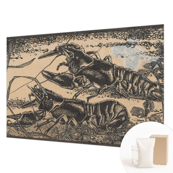 Large wallpaper mural Water crayfish