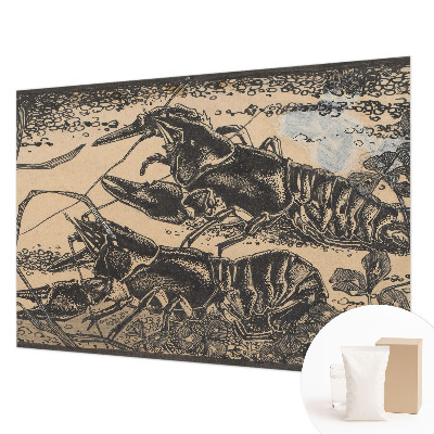 Large wallpaper mural Water crayfish