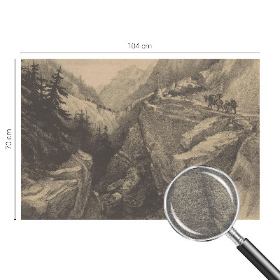 Large wall mural wallpaper Picturesque mountains