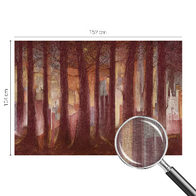 High quality wall mural wallpaper featuring a mysterious landscape design
