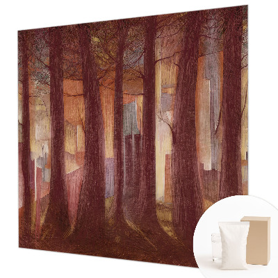 High quality wall mural wallpaper featuring a mysterious landscape design