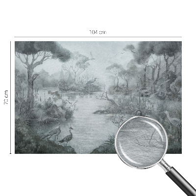 High quality photo wallpaper with a natural scenery motif