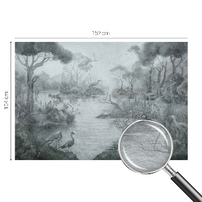 High quality photo wallpaper with a natural scenery motif