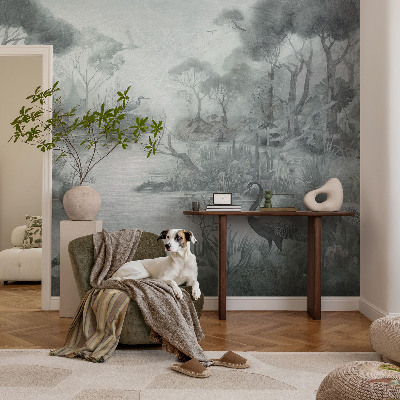 High quality photo wallpaper with a natural scenery motif