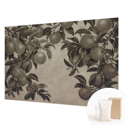 Premium wall mural for bedroom with a fruit pattern