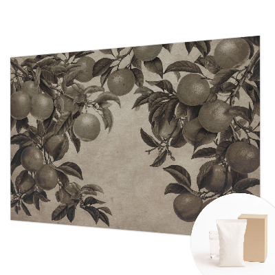 Premium wall mural for bedroom with a fruit pattern