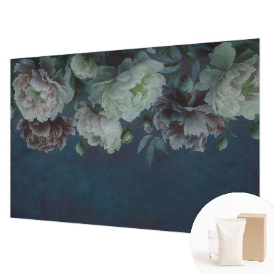 Wall mural with a floral elegance design