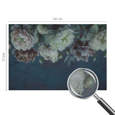 Wall mural with a floral elegance design