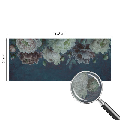 Wall mural with a floral elegance design