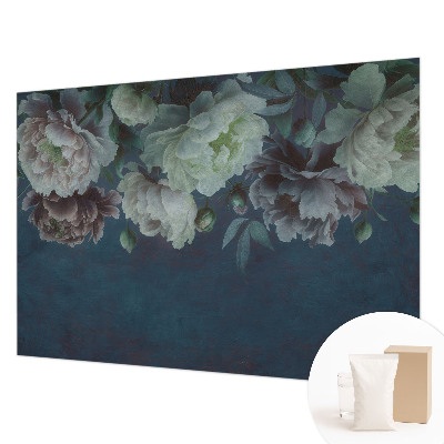Wall mural with a floral elegance design