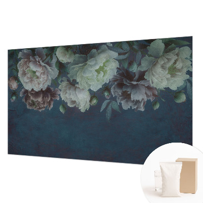 Wall mural with a floral elegance design