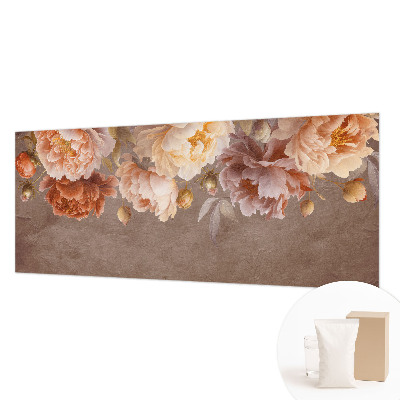 Wallpaper mural with a floral design evoking elegant motifs