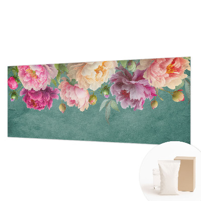 Wall mural for living room with a floral elegance design
