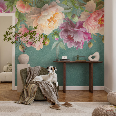Wall mural for living room Floral elegance