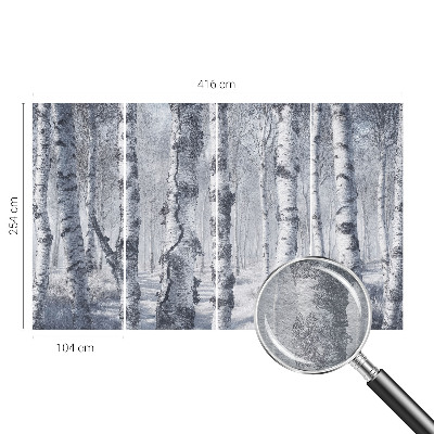 Photo wall mural Frosty nature