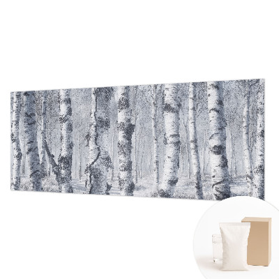 Photo wall mural with a frosty nature scene
