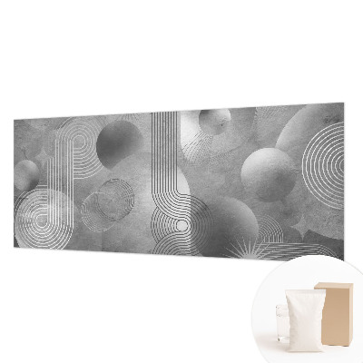 Wall mural for bedroom featuring an abstract elegant design