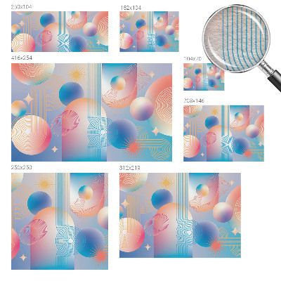 Large wall mural Colorful abstraction