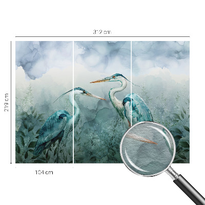 Large wallpaper mural Birds of nature