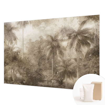 Large wall mural wallpaper with an exotic landscape design