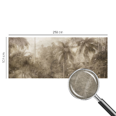 Large wall mural wallpaper with an exotic landscape design