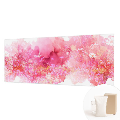 Modern wall mural with a floral pattern