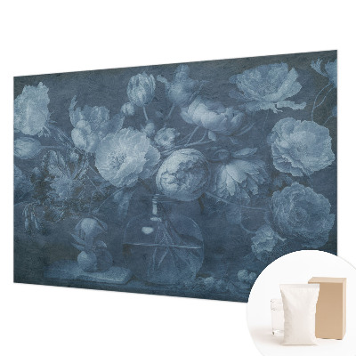 Premium wall mural for bedroom with a floral arrangement design