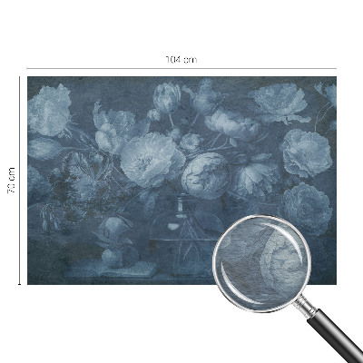 Premium wall mural for bedroom with a floral arrangement design