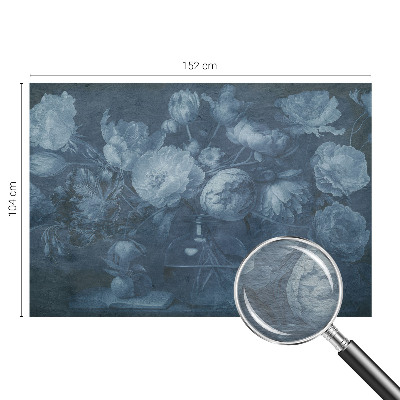 Premium wall mural for bedroom with a floral arrangement design