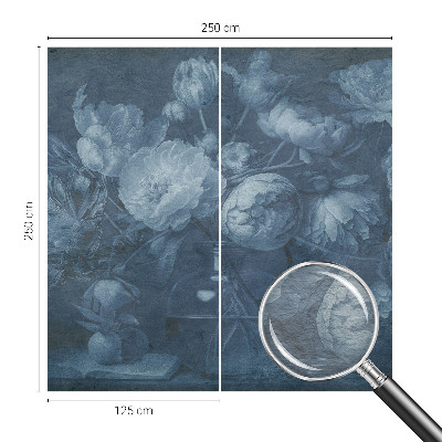 Premium wall mural for bedroom with a floral arrangement design