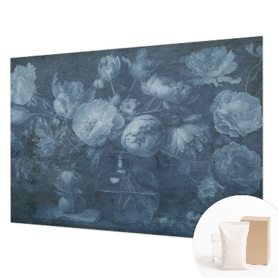 Premium wall mural for bedroom with a floral arrangement design