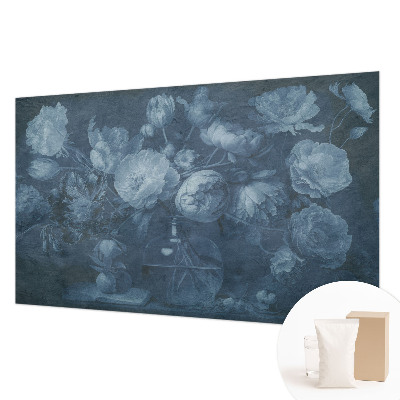 Premium wall mural for bedroom with a floral arrangement design