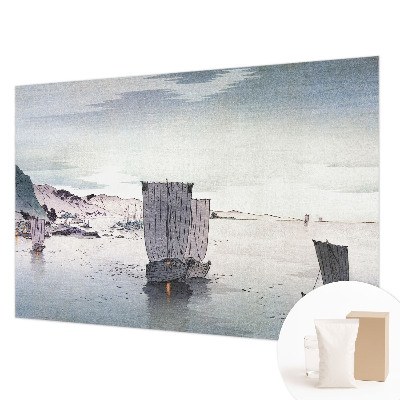 Wallpaper mural with a nautical scene