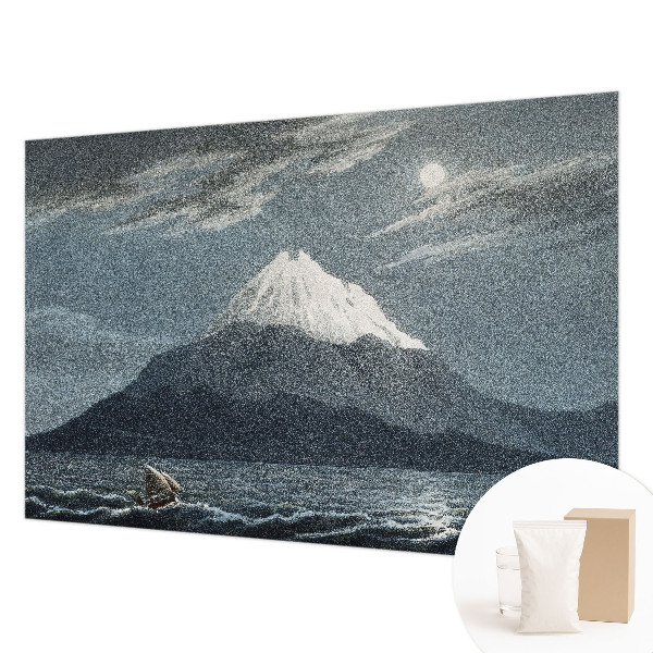 High quality photo wallpaper with a moonlit night motif