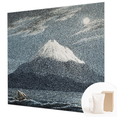 High quality photo wallpaper with a moonlit night motif